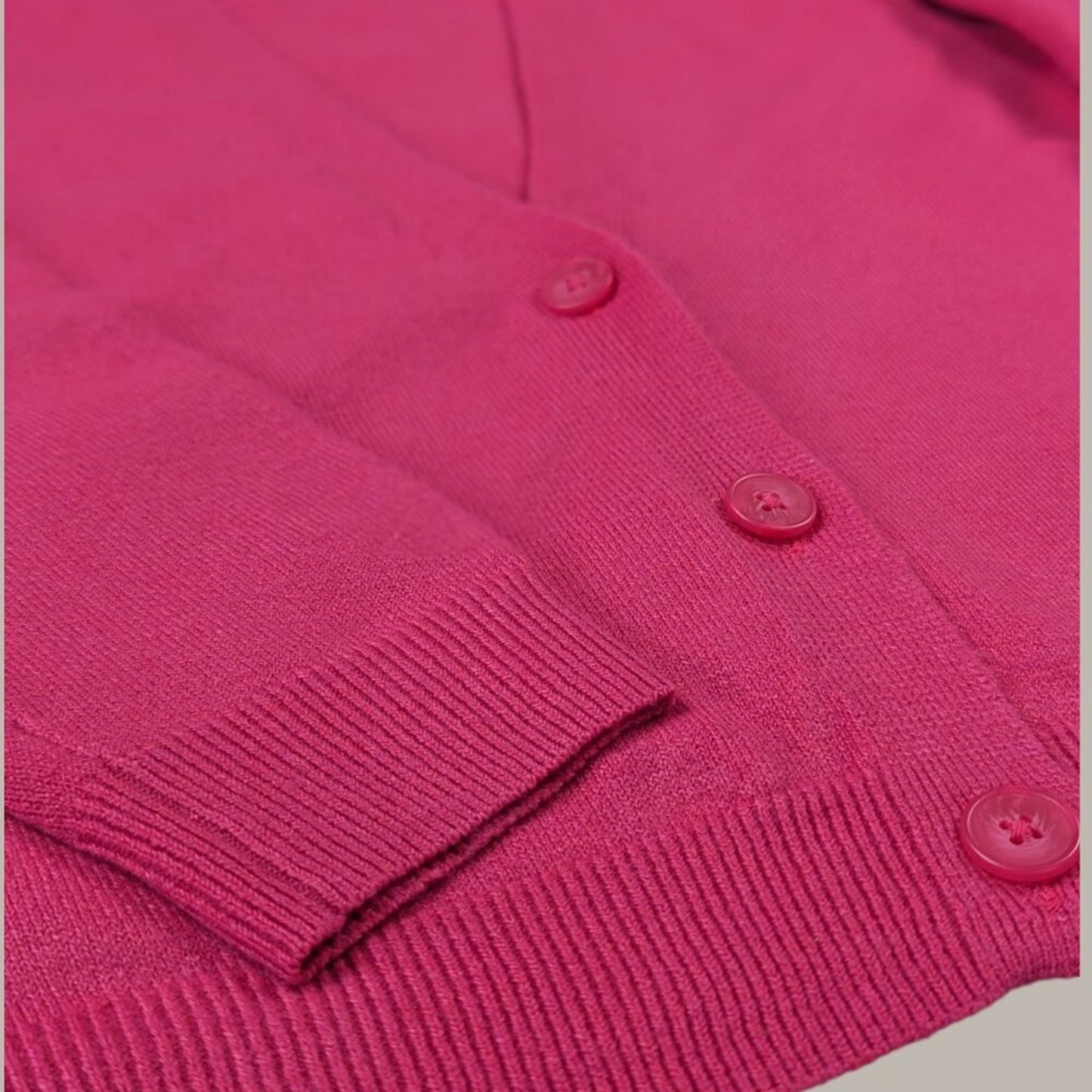 A New Day Bright Pink Cardigan Sweater - Medium