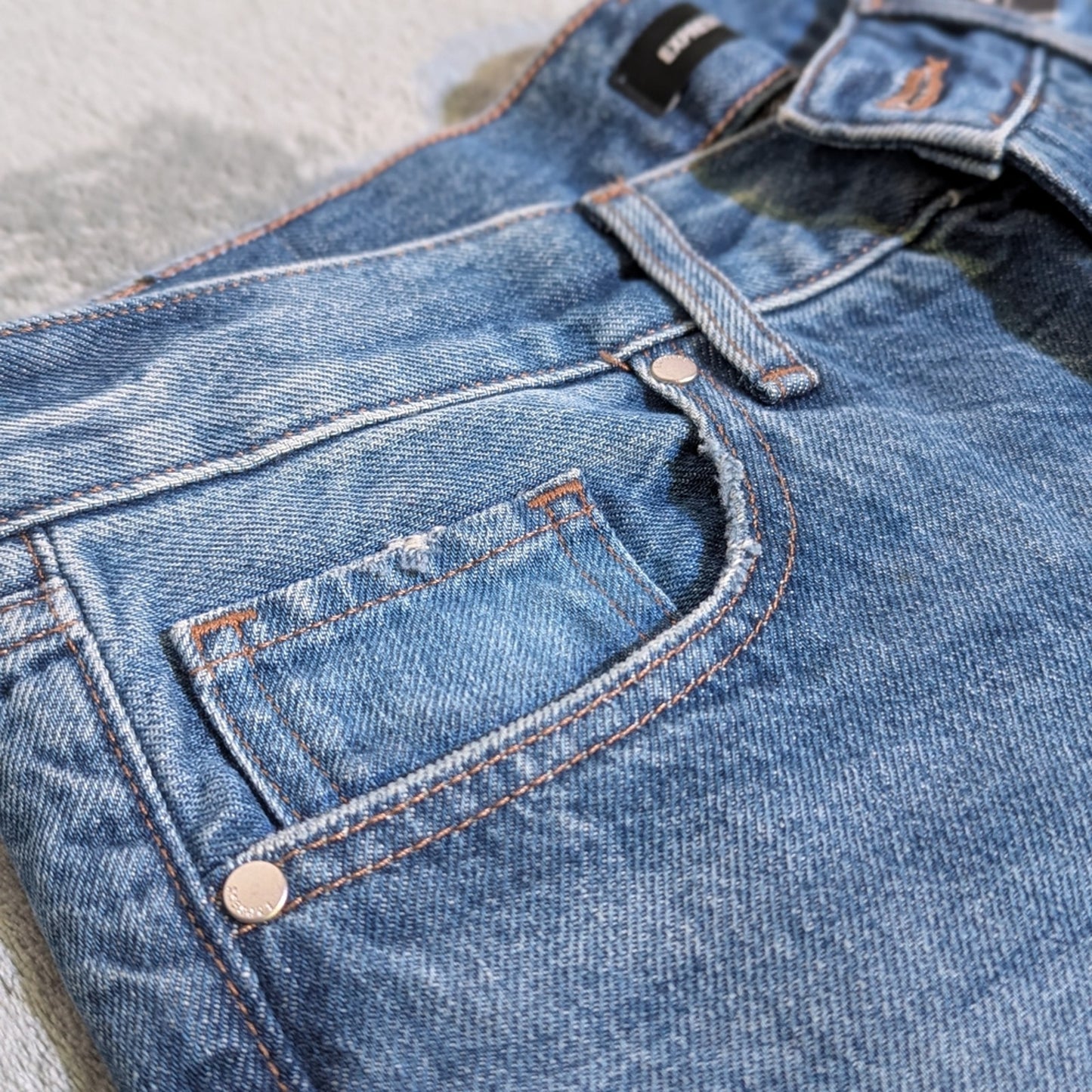 Express Blue Flared Jeans - Size 4R