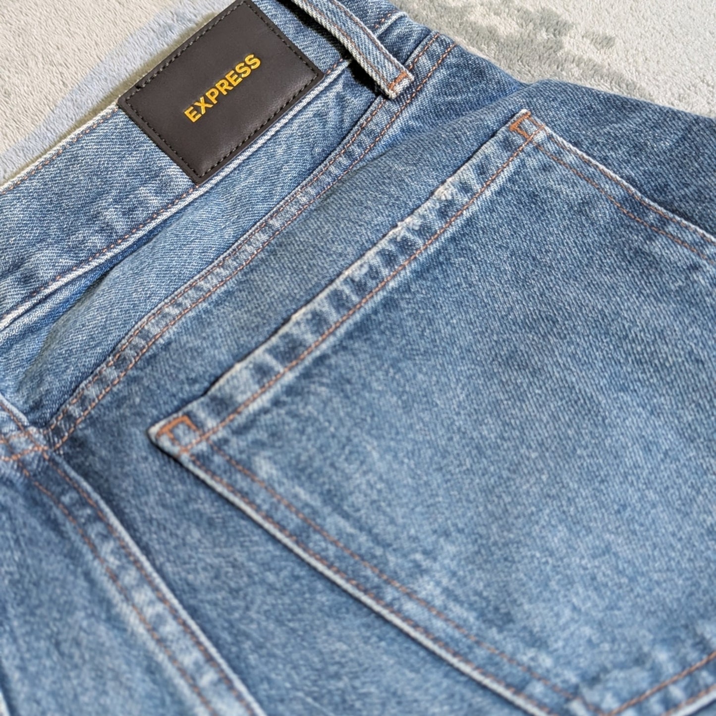 Express Blue Flared Jeans - Size 4R