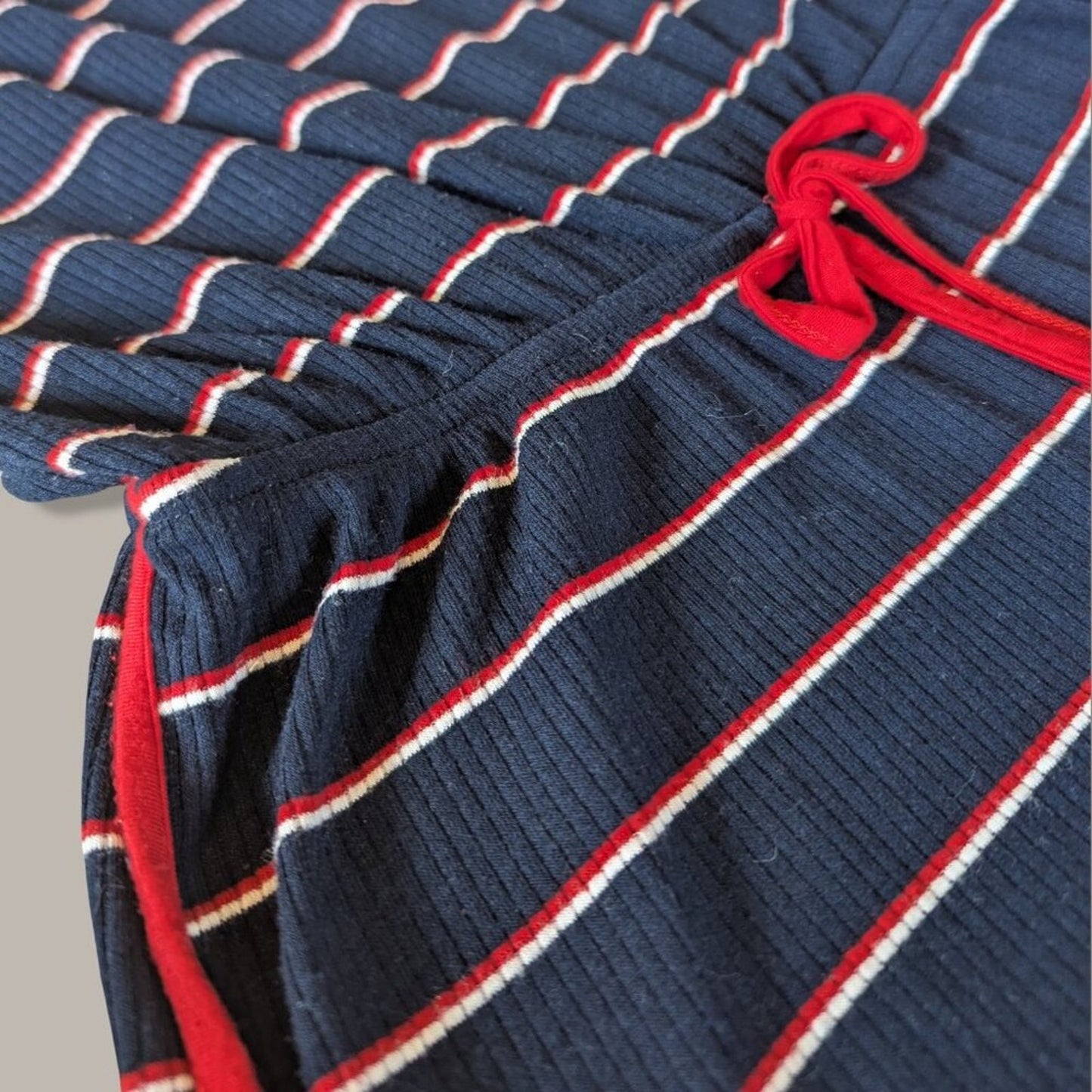 Mossimo Red, White and Blue Striped Romper - Small