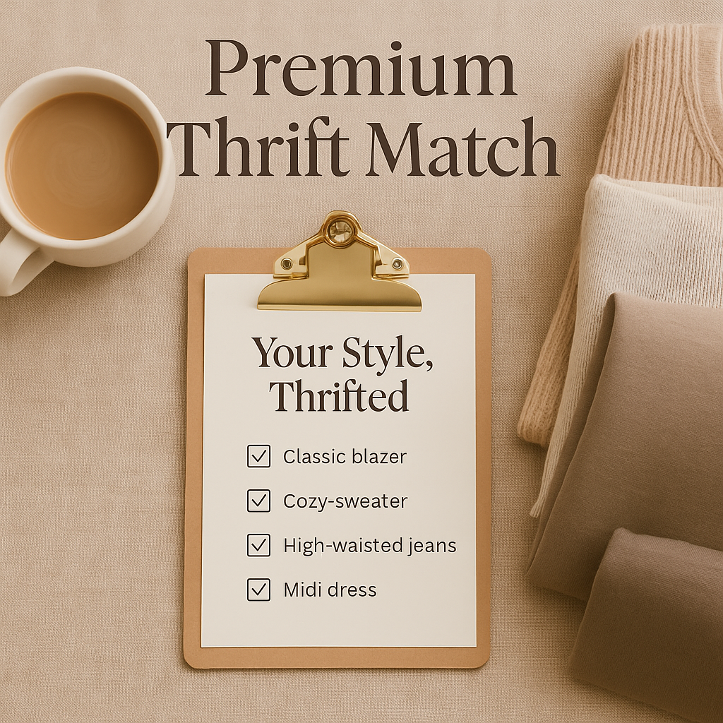 Premium Thrift Match – Personal Styling Experience