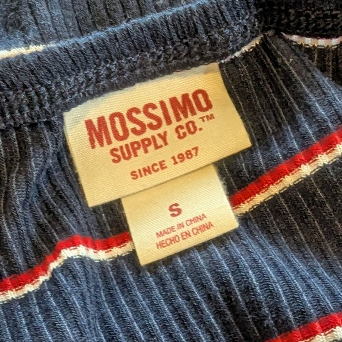 Mossimo Red, White and Blue Striped Romper - Small