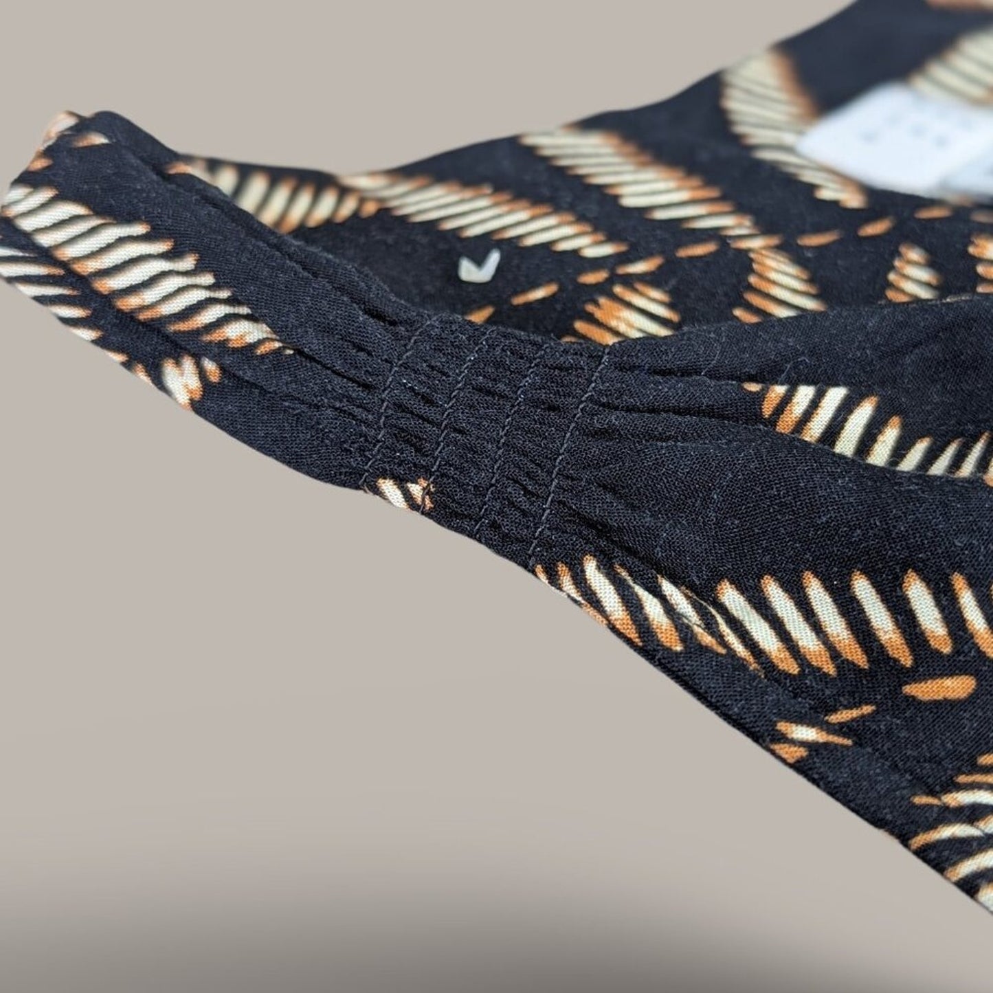 A New Day Palm Print V-Neck Maxi Dress - XS