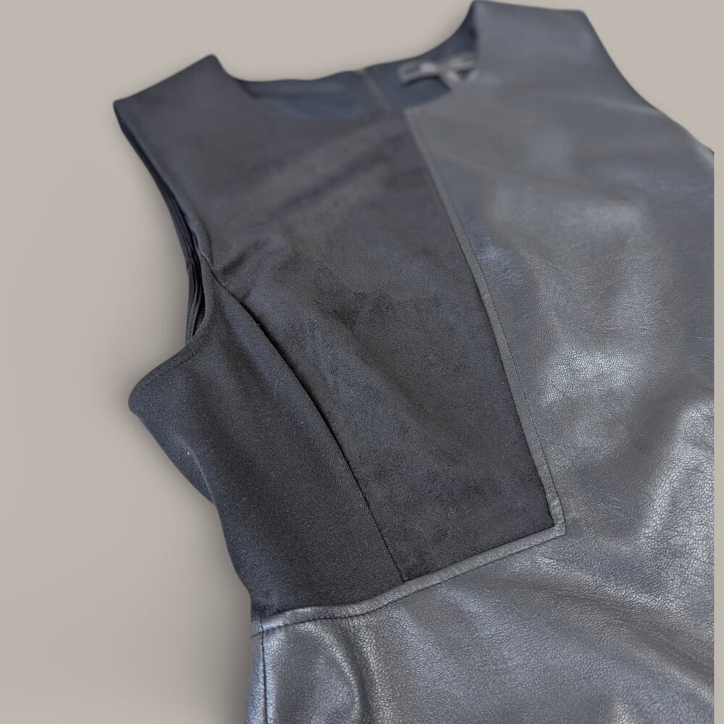 BCBG MaxAzria Midi Leather Dress - NWT - Size Large