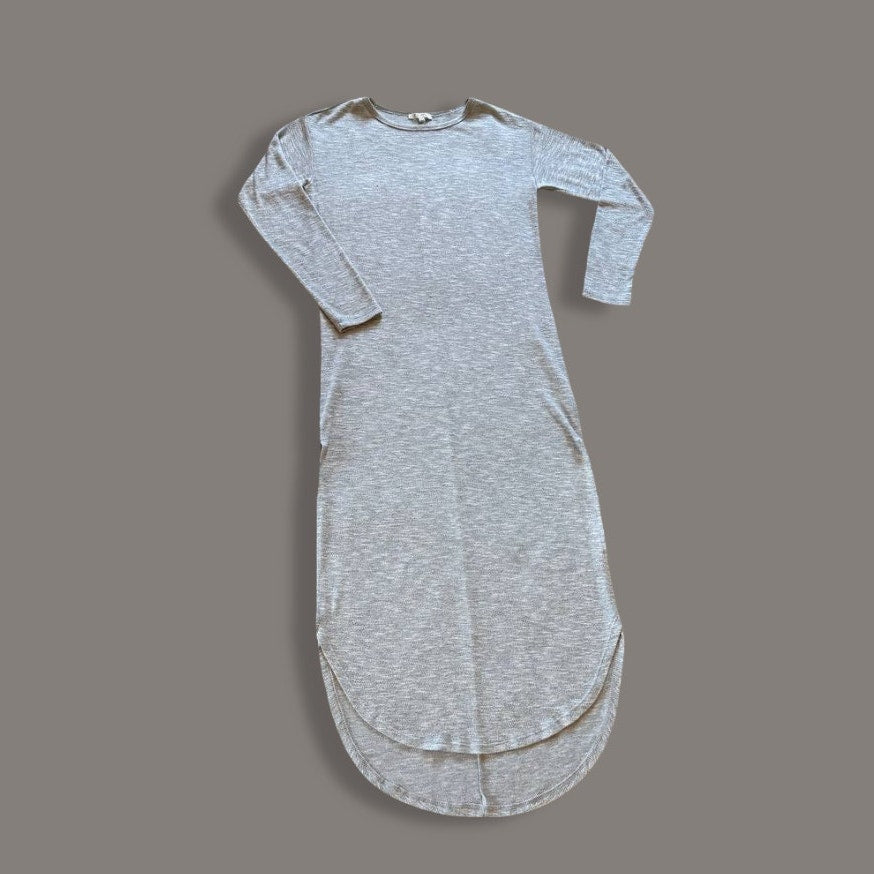 Z SUPPLY Heather Grey Jersey Knit Maxi Dress - Size XS