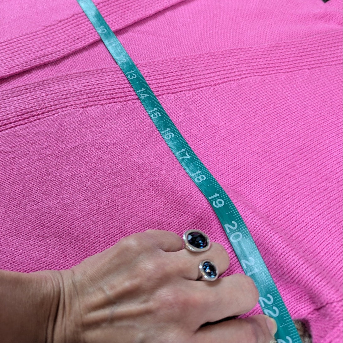 SHEIN Soft Bubblegum Pink Knit Duster Cardigan - Large