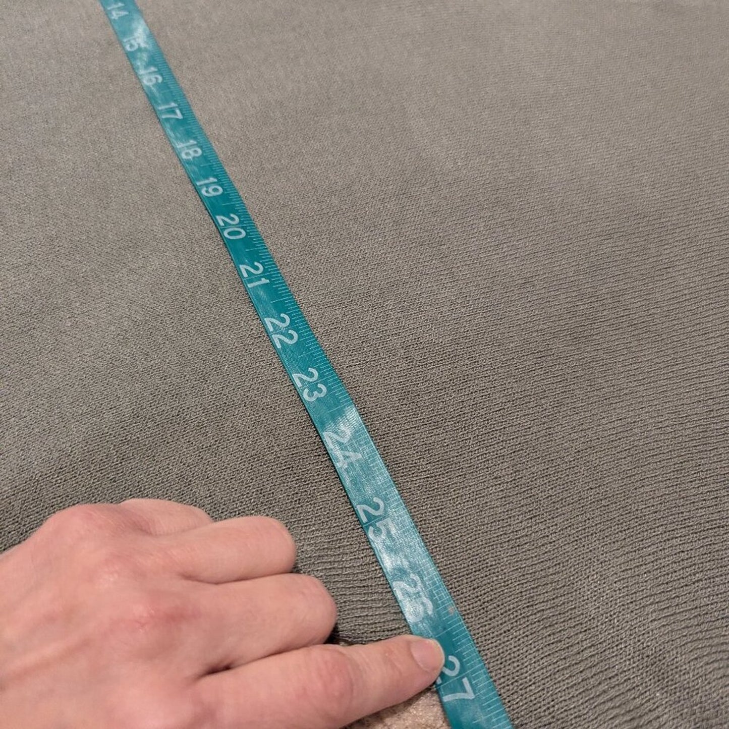 Olive Green V-Neck 3/4 Sleeve Sweater - Medium - Bought in Rome, Italy