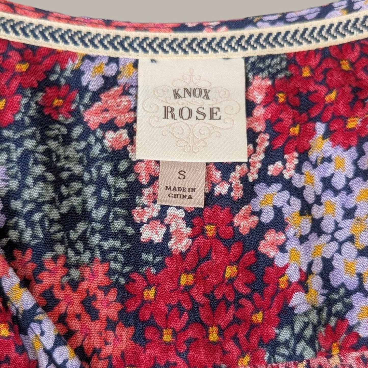 Knox Rose Red Floral Hi Low Short Sleeve Maxi Dress - Small