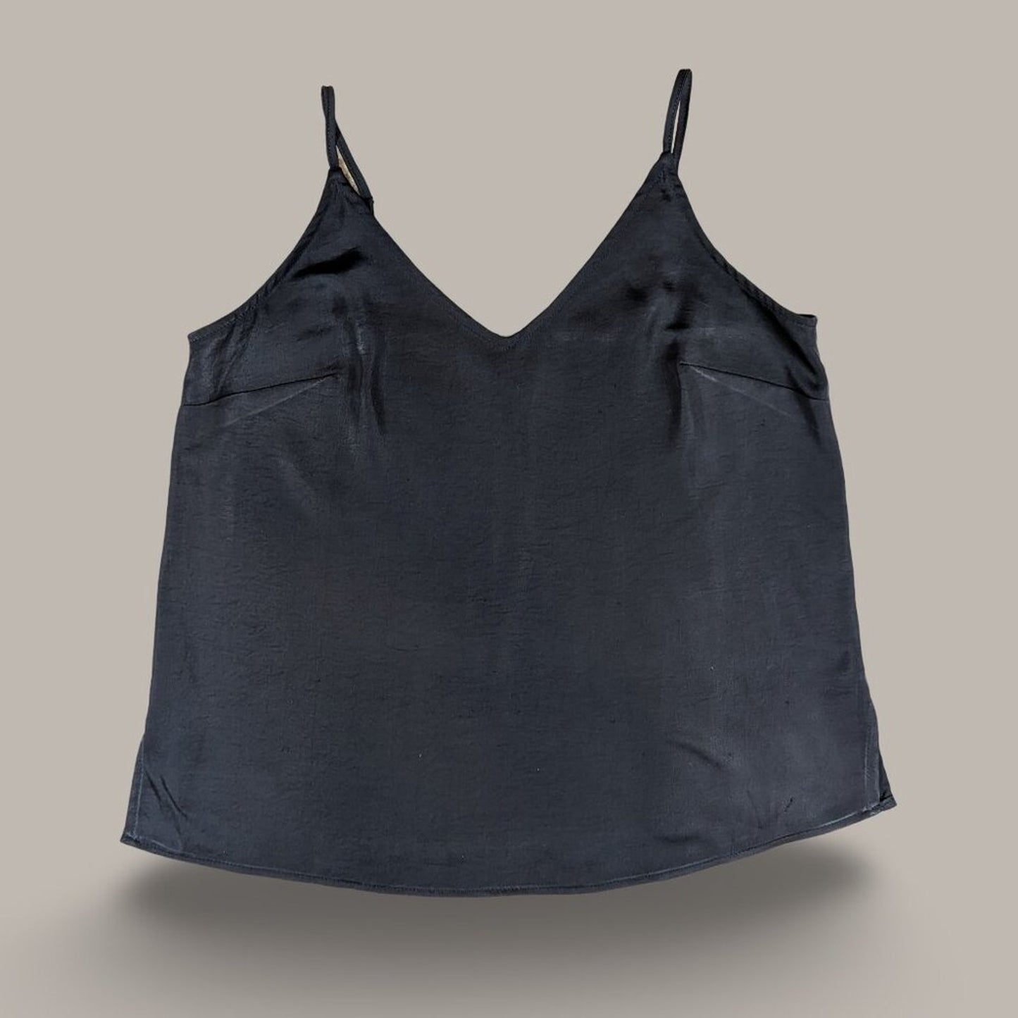 A New Day Black Spaghetti Strap Camisole - Small