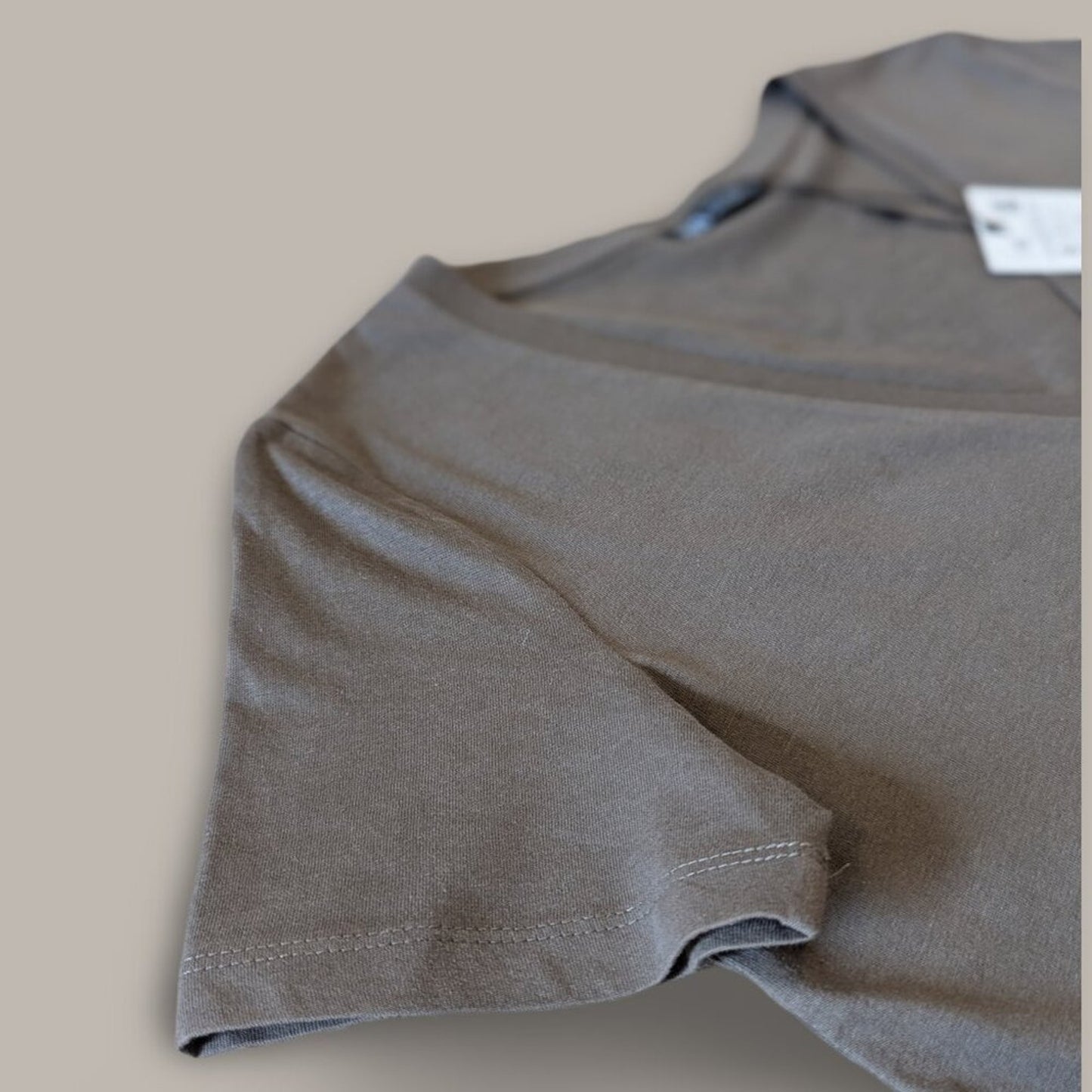 Zara Short Sleeve Vneck Olive Green Tee - Small