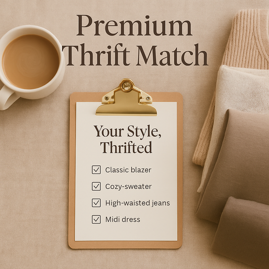 Premium Thrift Match – Personal Styling Experience
