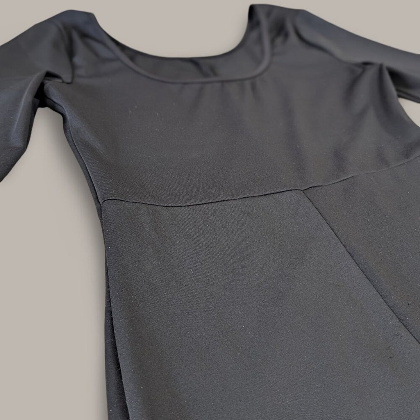 Black Long Sleeve Bodycon Jumpsuit - Medium