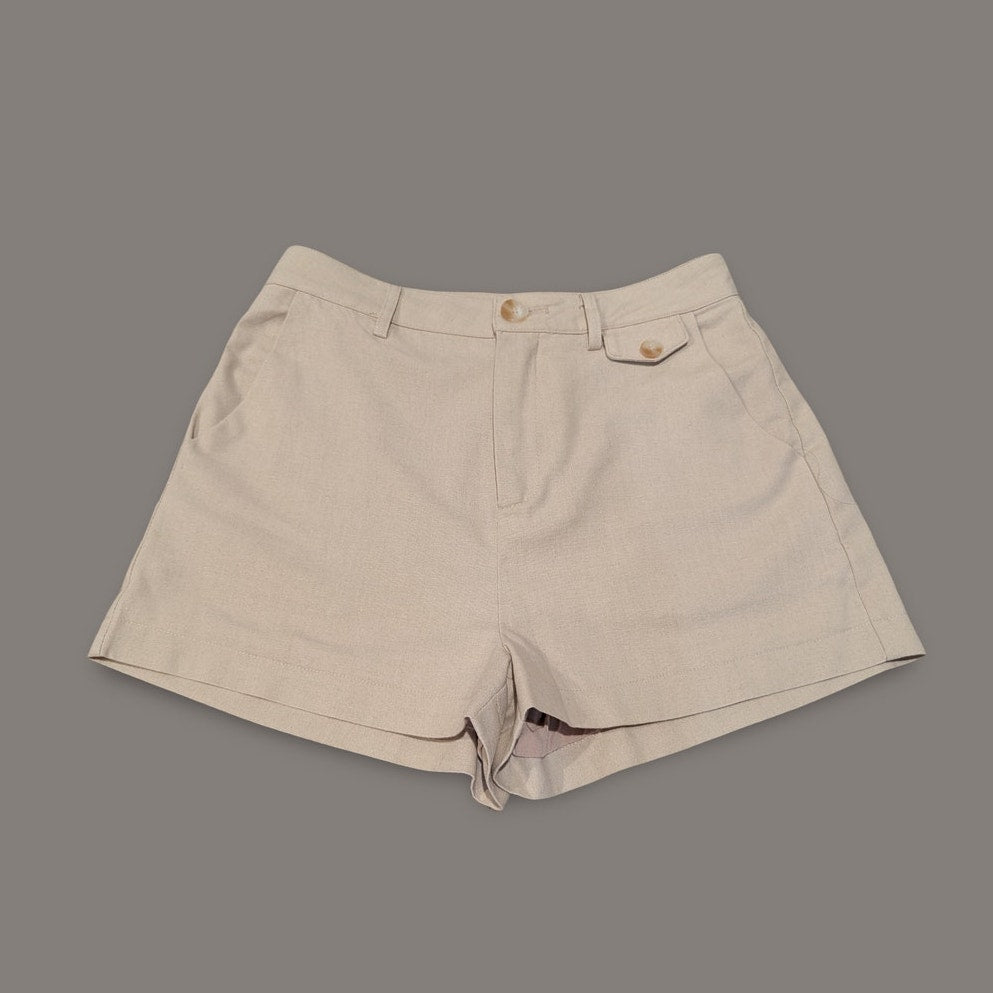 Le Lis Tan Khaki Shorts - Small