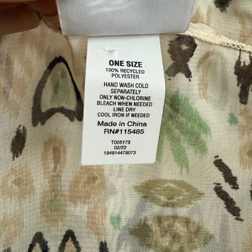 Sonoma Neutral Aztec Sheer Kimono - One Size