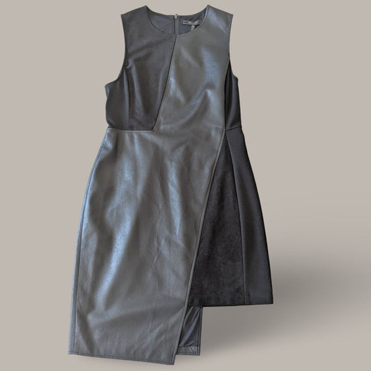 BCBG MaxAzria Midi Leather Dress - NWT - Size Large