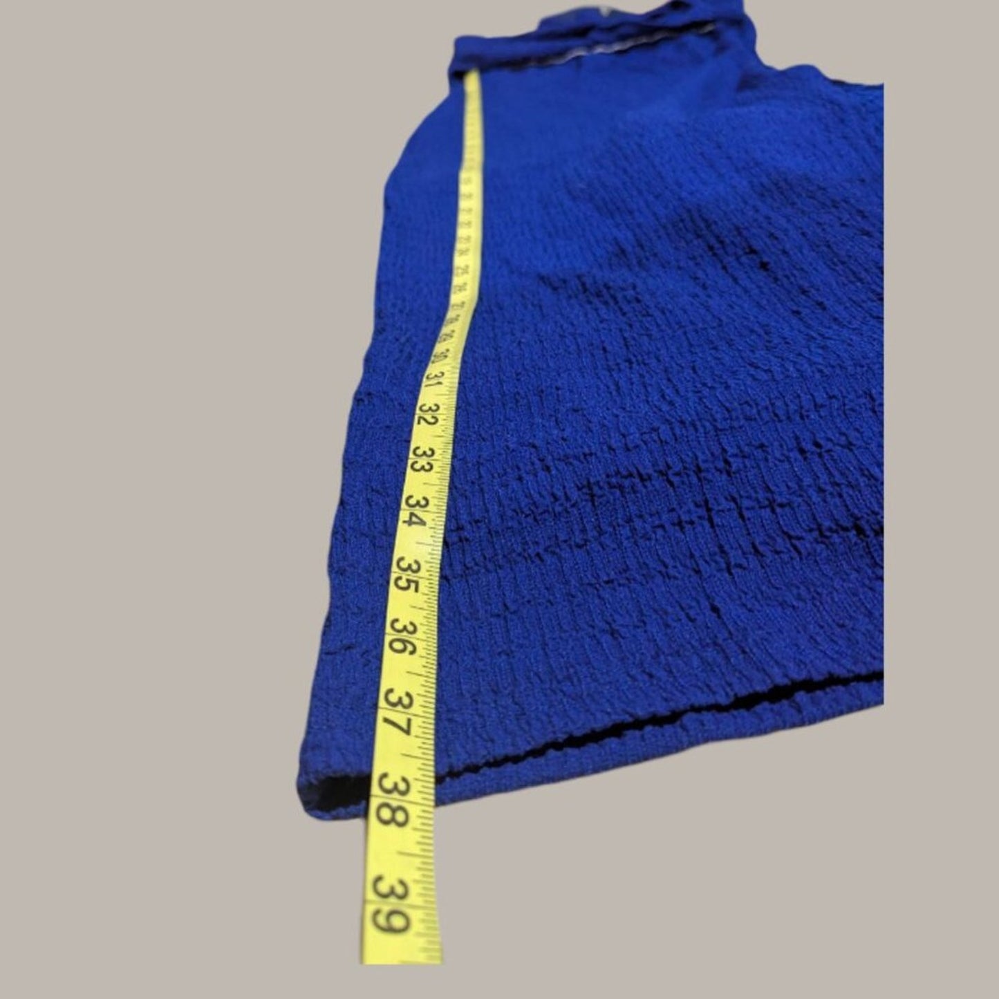 Royal Blue Cut Out Twist Front Bodydon Maxi Dress - Large